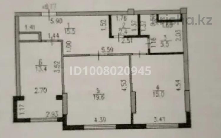 2-комнатная квартира · 72 м² · 8/9 этаж, Мангилик Ел 39 — Триумфальная арка-Ботанический сад за 54 млн ₸ в Астане, Есильский р-н — фото 2