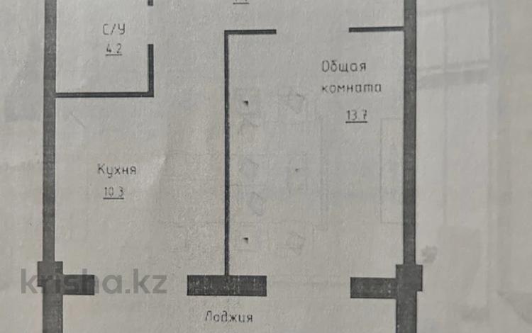 1-комнатная квартира, 39.4 м², 8/24 этаж, Абая 10/2 за 17.3 млн 〒 в Астане, Сарыарка р-н — фото 2