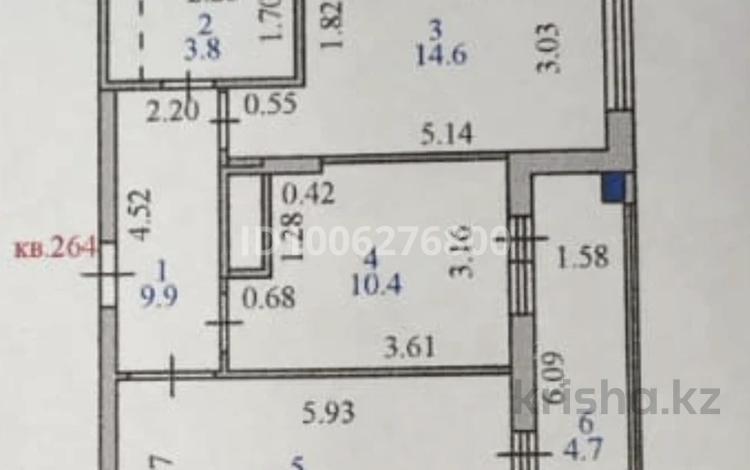 2-комнатная квартира · 62.2 м² · 3/22 этаж, Александр Бараев 18/1 за 40.5 млн 〒 в Астане, р-н Байконур — фото 11