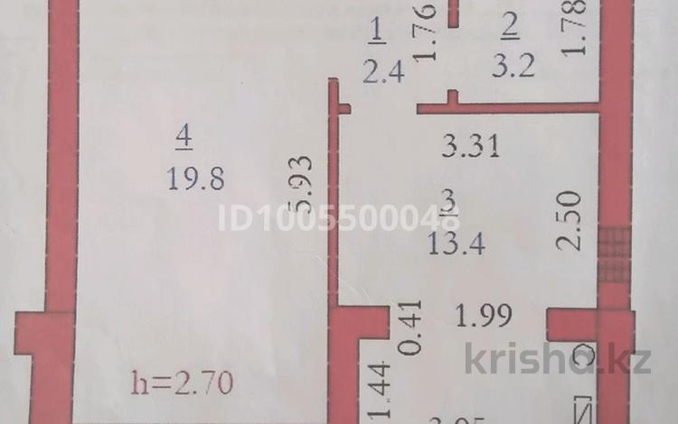 1-бөлмелі пәтер · 38.8 м² · 1/5 қабат, мкр. Алтын орда, Микрорайон Батыс-2 49Р, бағасы: 15 млн ₸ в Актобе — фото 2