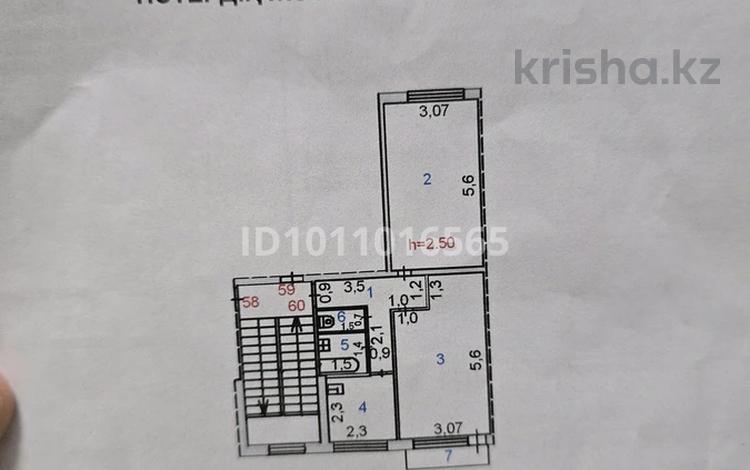 2-комнатная квартира · 48.2 м² · 5/5 этаж, Наурыз 152 за 7.5 млн ₸ в Сатпаев — фото 2