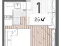 1-комнатная квартира · 25 м² · 4/4 этаж, ул Тамабаева 1А с.Береке 193 — Рядом со школой за 10 млн ₸ в Ельтае — фото 3