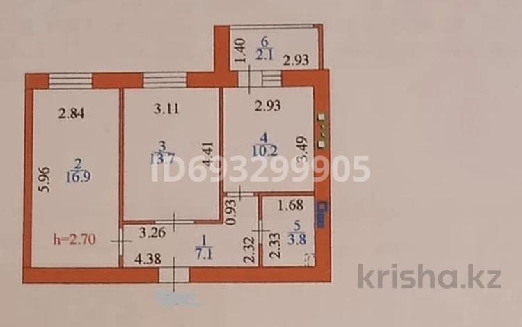 2-комнатная квартира, 55 м², 5/12 этаж, Бейбарыс Султан за 20.5 млн 〒 в Астане, Сарыарка р-н — фото 2