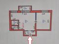 2-бөлмелі пәтер · 44.2 м² · 1/6 қабат, Бараева, бағасы: 23.5 млн ₸ в Астане, р-н Байконур — фото 2