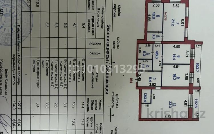 Свободное назначение, магазины и бутики, салоны красоты, бани, гостиницы и зоны отдыха, медцентры и аптеки, образование, развлечения · 134 м² за 90 млн 〒 в Костанае, Микрорайон Береке — фото 2