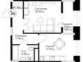 1-комнатная квартира · 41.3 м², Е-36 13 за ~ 24.5 млн ₸ в Астане, Нура р-н — фото 3