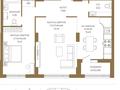2-комнатная квартира · 71.68 м² · 2/12 этаж, Достык 8/2 — БЕЗ КОМИССИИ! Выбор по этажам! за ~ 47.4 млн ₸ в Астане