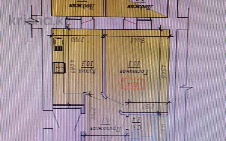 1-бөлмелі пәтер · 43 м² · 9/9 қабат, Желтоксан 1В, бағасы: ~ 14 млн ₸ в Уральске — фото 2