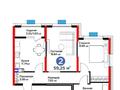 2-бөлмелі пәтер · 60 м² · 8/12 қабат, Байдибек би 115/10, бағасы: 36.4 млн ₸ в Шымкенте — фото 8