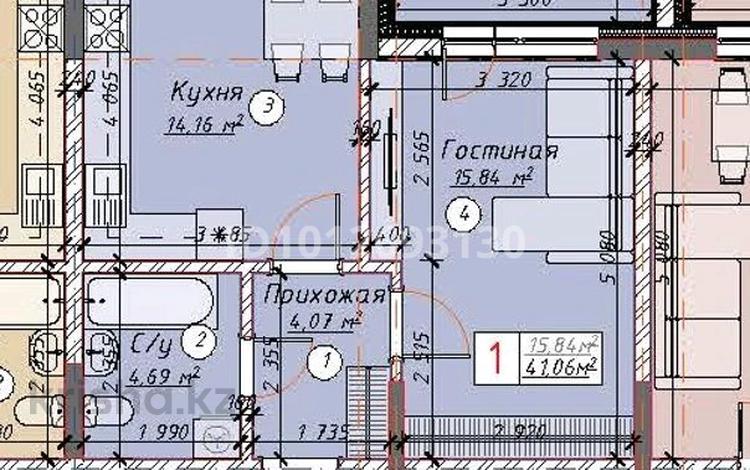 1-бөлмелі пәтер · 41.06 м² · 8/16 қабат, Айтматова 57, бағасы: ~ 20.3 млн ₸ в Астане, Нура р-н — фото 2