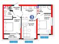 3-комнатная квартира · 68.86 м², мкр Акжар, Белжайлау 47а за ~ 57.3 млн ₸ в Алматы, Наурызбайский р-н — фото 3