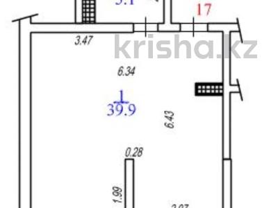 1-бөлмелі пәтер · 45.5 м² · 3/6 қабат, мкр Нуркент — ЖК Buta Fenomen, бағасы: 27 млн ₸ в Алматы, Алатауский р-н