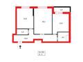 2-бөлмелі пәтер · 70.2 м² · 4/7 қабат, Керей и Жанибек хандар — БЕЗ КОМИССИИ ДЛЯ ПОКУПАТЕЛЯ, бағасы: 63 млн ₸ в Астане, Есильский р-н — фото 3