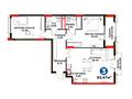 3-комнатная квартира · 93.47 м² · 11/14 этаж, Бухар жырау 33/2 за ~ 81.3 млн ₸ в Астане, Есильский р-н — фото 3