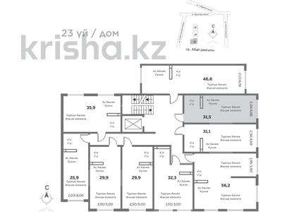 1-комнатная квартира · 31.5 м² · 2/9 этаж, мкр Шугыла, Мкрн Шугыла 340 за ~ 16.9 млн ₸ в Алматы, Наурызбайский р-н