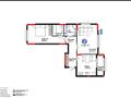 2-комнатная квартира · 72 м² · 8/9 этаж, Сагадат Нурмагамбетов 15, 16 — Сагадат Нурмагамбетов за 55 млн ₸ в Астане, Сарайшык р-н