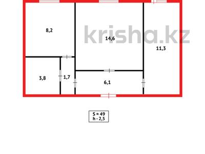 2-комнатная квартира · 49 м² · 7/9 этаж, мкр Новый Город, Бухар Жырау 96 за 15.9 млн 〒 в Караганде, Казыбек би р-н