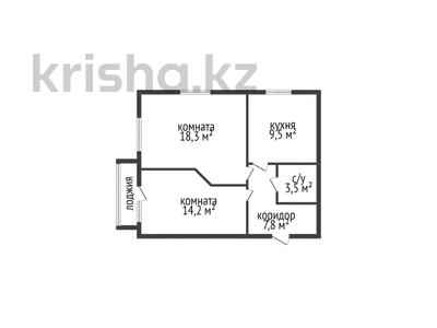 2-комнатная квартира, 54.9 м², 2/9 этаж, Береке 63 за 22 млн 〒 в Костанае