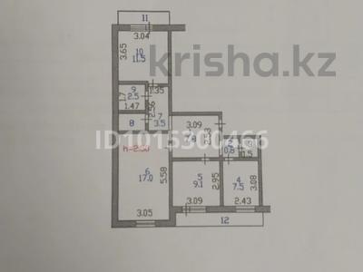 3-бөлмелі пәтер · 64 м² · 6/9 қабат, Карима Сутюшева 17, бағасы: 35.5 млн ₸ в Петропавловске