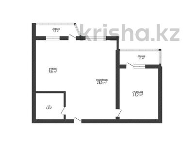 2-комнатная квартира, 67.2 м², 2/9 этаж, назарбаева 3 за 22.8 млн 〒 в Кокшетау