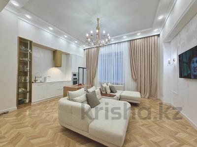 3-бөлмелі пәтер · 87.4 м² · 2/3 қабат, Олимпийская, бағасы: 87 млн ₸ в Алматы, Медеуский р-н