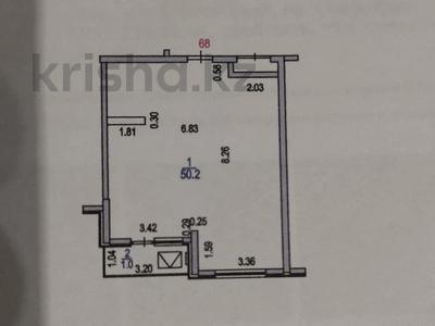 2-комнатная квартира, 51.2 м², 10/10 этаж, Сейфуллина за 23.5 млн 〒 в Алматы, Турксибский р-н