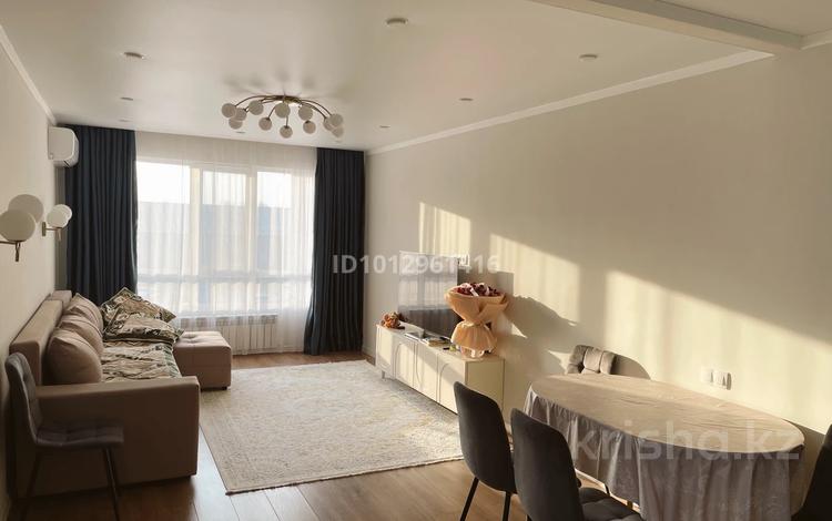 3-комнатная квартира · 77.6 м² · 3/9 этаж, мкр Аккент 69 за 46 млн ₸ в Алматы, Алатауский р-н — фото 2