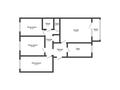 4-комнатная квартира · 72 м² · 6/6 этаж, С. Баймагамбетова 3А за 30 млн ₸ в Костанае — фото 2