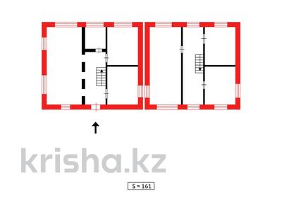 Отдельный дом · 8 комнат · 160 м² · 7 сот., Школьная 64 за 32 млн ₸ в Абай