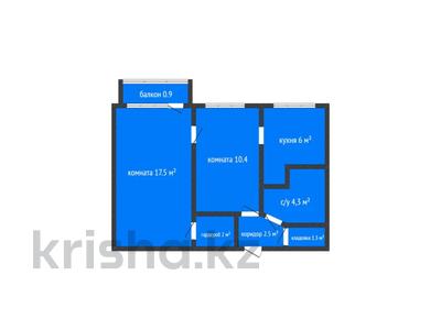 2-комнатная квартира, 44.9 м², 5/5 этаж, Ворошилова 52 за 13.6 млн 〒 в Костанае