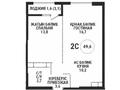 1-комнатная квартира · 49.6 м² · 16/16 этаж, Каныша Сатпаева 90/55Б БЕЗ КОМИССИИ за ~ 38.8 млн ₸ в Алматы, Бостандыкский р-н — фото 2