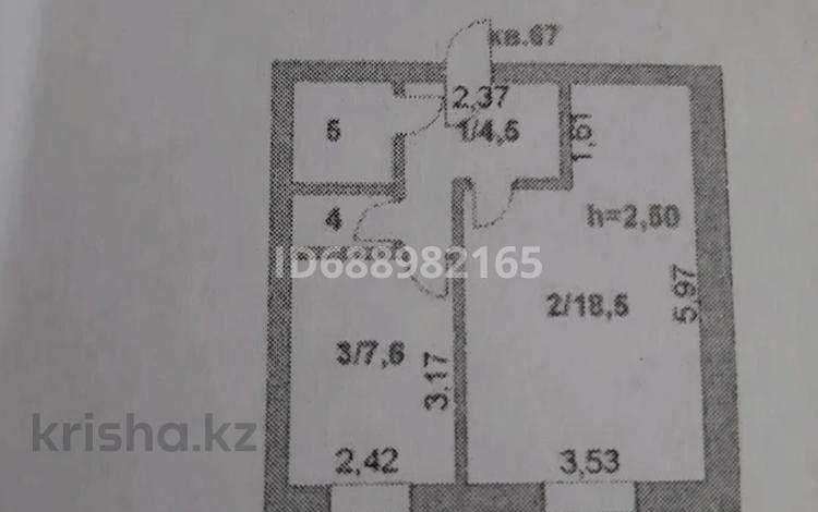 1-комнатная квартира, 35 м², 9/9 этаж, Ю. Гагарина 69 — Есенбердина за 11 млн 〒 в Кокшетау — фото 2