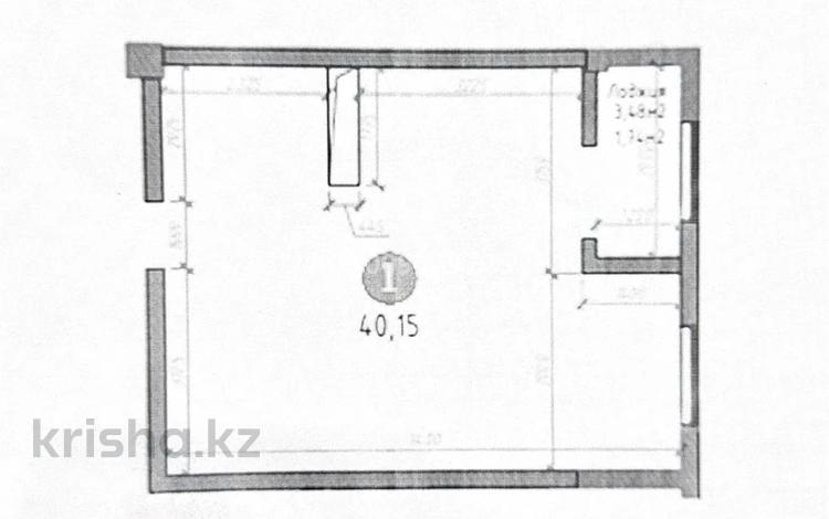 1-бөлмелі пәтер · 42.6 м² · 2/10 қабат, Болашак, бағасы: 27 млн ₸ в Талдыкоргане, мкр Болашак — фото 2