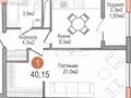 1-бөлмелі пәтер · 42.6 м² · 2/10 қабат, Болашак, бағасы: 27 млн ₸ в Талдыкоргане, мкр Болашак — фото 2