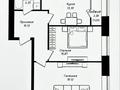 2-бөлмелі пәтер · 64.37 м² · 10/12 қабат, Чингиз Айтматов 77/11 — Мечеть Ырыскелді Кажы, бағасы: 32.1 млн ₸ в Астане, Сарыарка р-н — фото 4