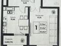 1-бөлмелі пәтер · 39.2 м² · 8/16 қабат, Чингиз Айтматов 24/14 — Эллингтон Молл, бағасы: 18.5 млн ₸ в Астане, Нура р-н — фото 2