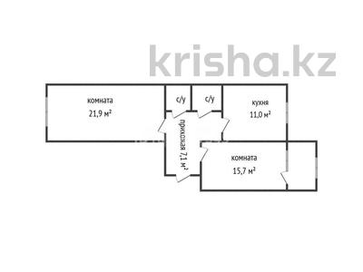 2-комнатная квартира · 64 м² · 1/5 этаж, Промышленная 50 за 24.5 млн ₸ в Костанае