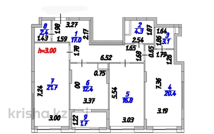 3-комнатная квартира · 100 м² · 4/9 этаж, Мангилик Ел 36/1 за 87 млн ₸ в Астане, Есильский р-н — фото 18