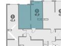 1-комнатная квартира · 42 м² · 6/12 этаж, мкр Шугыла 345/3 — 1 очередь, дом построен за 26.5 млн ₸ в Алматы, Наурызбайский р-н — фото 2