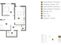 3-комнатная квартира · 73 м² · 2/16 этаж, пр. Мангилик ел, напротив республиканской мечети — Мечеть Нурсултан за ~ 40.5 млн ₸ в Астане, Есильский р-н — фото 2