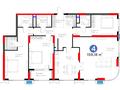 4-бөлмелі пәтер · 159.18 м², Е 900 5, 5/1, 5/2, 5/3, бағасы: ~ 176.1 млн ₸ в Астане, Нура р-н — фото 3