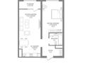 2-бөлмелі пәтер · 46.4 м², Райымбека 210/27, бағасы: ~ 36.1 млн ₸ в Алматы, Алмалинский р-н — фото 3