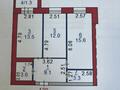 2-бөлмелі пәтер · 57 м² · 3/6 қабат, Береке шағын ауданы 47, бағасы: 31 млн ₸ в Костанае, Микрорайон Береке — фото 10
