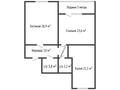 2-бөлмелі пәтер · 93 м² · 2/7 қабат, Мкр. Береке 74, бағасы: 60 млн ₸ в Костанае — фото 30