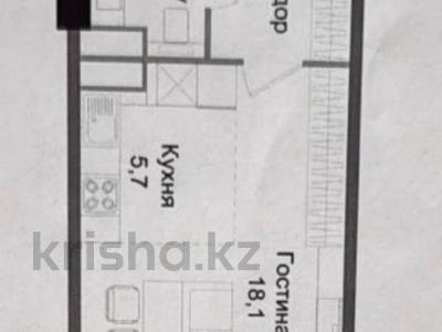 1-комнатная квартира · 34 м² · 12/14 этаж, Ауэзова 3a/1 — Гоголя за 25.5 млн 〒 в Алматы, Алмалинский р-н