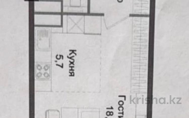 1-комнатная квартира · 34 м² · 12/14 этаж, Ауэзова 3a/1 — Гоголя за 25.5 млн 〒 в Алматы, Алмалинский р-н — фото 2