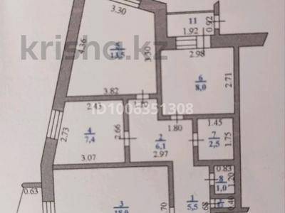 3-комнатная квартира · 62.3 м² · 7/12 этаж, проспект Абая — Район Универмаг за 14 млн 〒 в Уральске