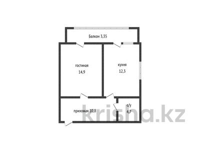 2-комнатная квартира · 82.5 м² · 4/9 этаж, Каирбекова за 47.9 млн ₸ в Костанае