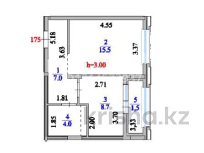1-комнатная квартира · 36.7 м² · 7/9 этаж, Е 900 8 — Мухамеджанова-Толе би за 32.5 млн ₸ в Астане, Нура р-н