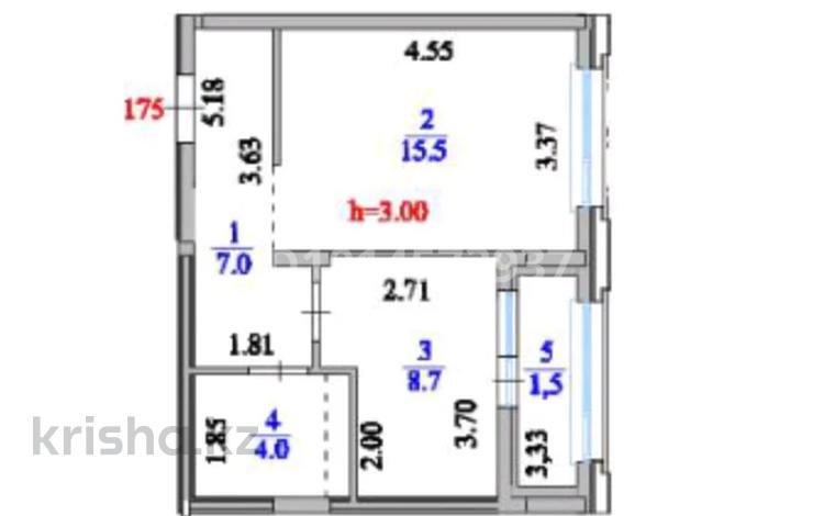 1-комнатная квартира · 36.7 м² · 7/9 этаж, Е 900 8 — Мухамеджанова-Толе би за 32.5 млн ₸ в Астане, Нура р-н — фото 2